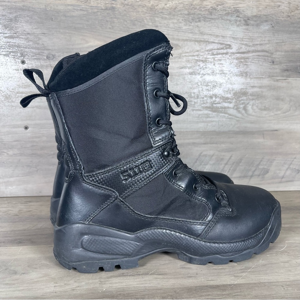 5.11 Tactical Mens 11 Black Lace Up Combat Boots Gorpcore Moto Biker Grunge - Picture 3 of 15